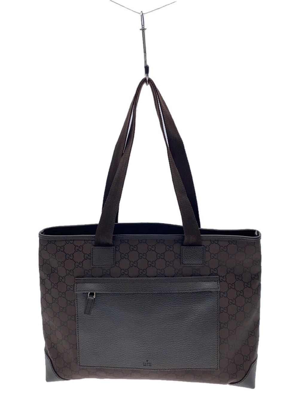 Gucci Handbag Canvas Brown All over